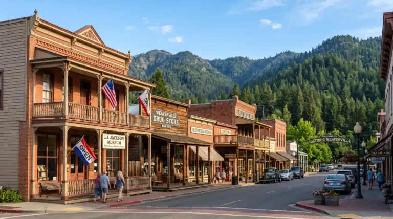 Weaverville_historic_downtown
