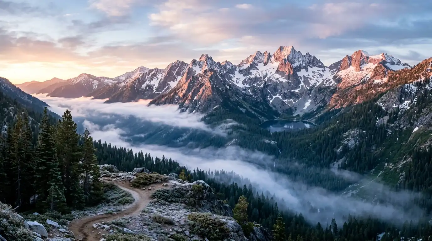 Sun_rising_over_Trinity_Alps