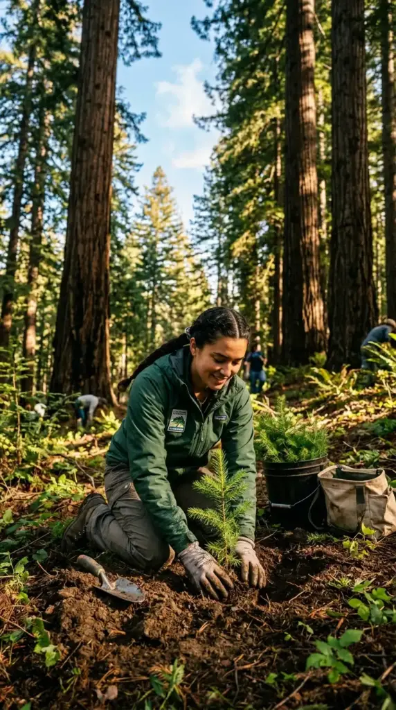 Volunteer_planting_pine_sapling
